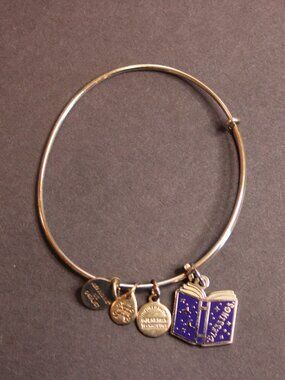 Alex and Ani Blessing silver bangle